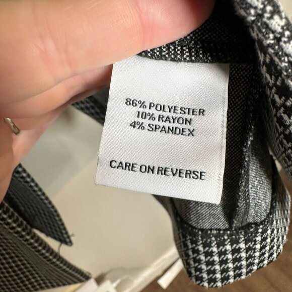 Calvin Klein Women's Blazer Jacket Size Medium Houndstooth Academia Career - Picture 6 of 9